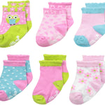 Little Me baby-girls 6 Pack Variety Socks