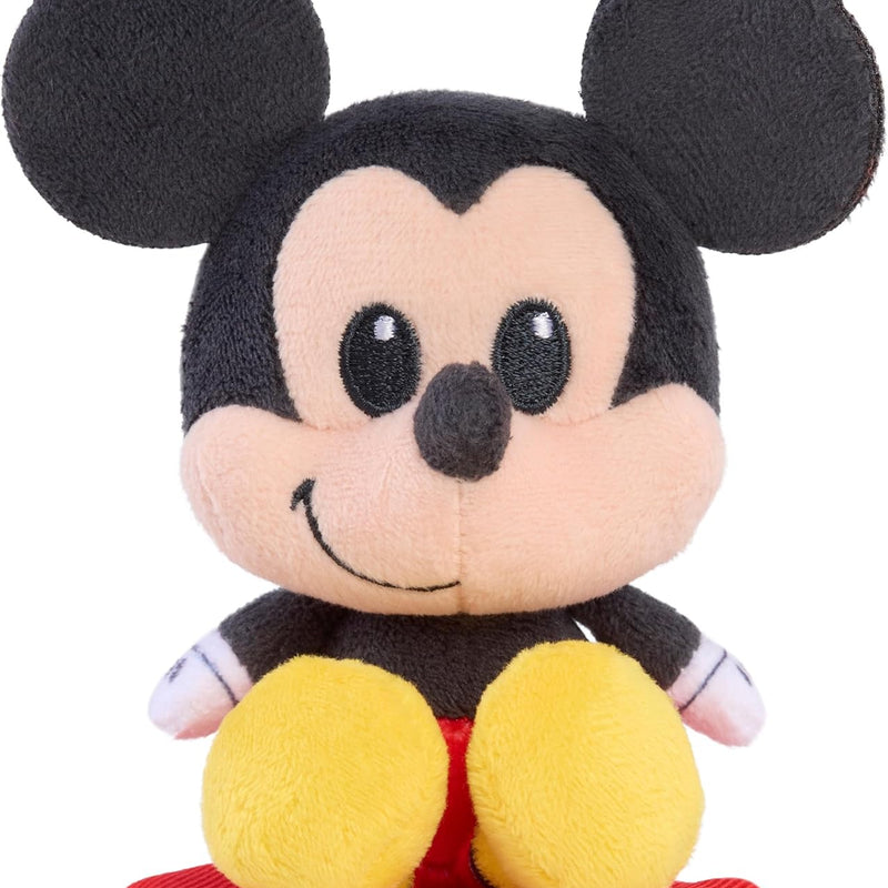 Disney Classics Perch’d 4.75-inch Shoulder Plush Mickey Mouse Stuffed Animal, Wearable Plushie, Soft Toy for Fans, Girls, Boys, Kids, Ages 3 and Up by Just Play