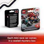 LEGO F1 Collectible Race Cars, 6 Pack - Building Set for Kids 6+, Birthday Party Favor or Gift - Mystery Box W/Surprise F1 Car Toys