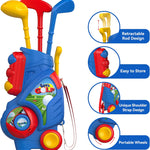 Liberry Toddler Golf Set with Unique Shoulder Strap, Indoor Outdoor Sports Toys for Boys Girls 1-4 Years