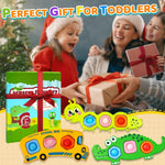 3pc Fidget Popper Sensory Toys For Toddlers, Airplane Travel Activities