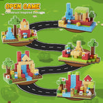200PCS Magnetic Building Blocks Set, Magnetic Tiles for Kids, STEM Toys for Ages 3-10