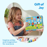 JOYIN 12 Wooden Magnet Creativity Arts & Crafts Painting Kit for Kids, Decorate Your Own Painting Gift for Halloween Crafts, Birthday Parties and Family Crafts, Party Favors for Boys Girls