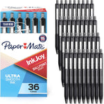 Paper Mate InkJoy 300RT Retractable Ballpoint Pens, Medium Point (1.0mm), Black Ink, 36 Count - Office Supplies, Journaling, Writing, Note-Taking