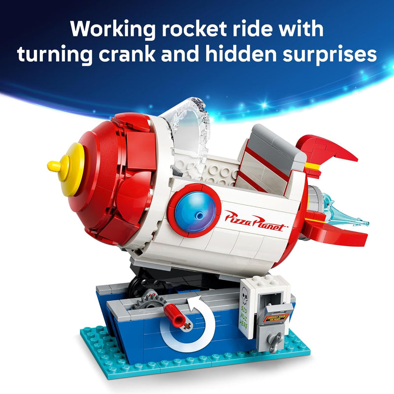 Disney Toy Story Alien Building Toy for Kids Ages 9+ with Movable Parts and Arcade-Style Ride