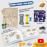 Smartivity DIY Robotic Mechanical Hand STEM Toy for Kids 8-14 Years Old, Engineering Kit, Parents Choice Award Winner
