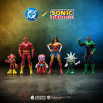 DC X Sonic Collectable Action Figure Multipack Pair of Sonic as The Flash and The Flash Himself! Featuring Multiple Points of Articulation for Action-Packed Posing