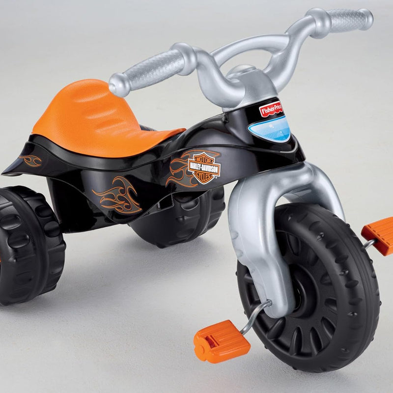 Harley-Davidson Toddler Tricycle, 2+ years, durable tires, storage compartment, gross motor skills