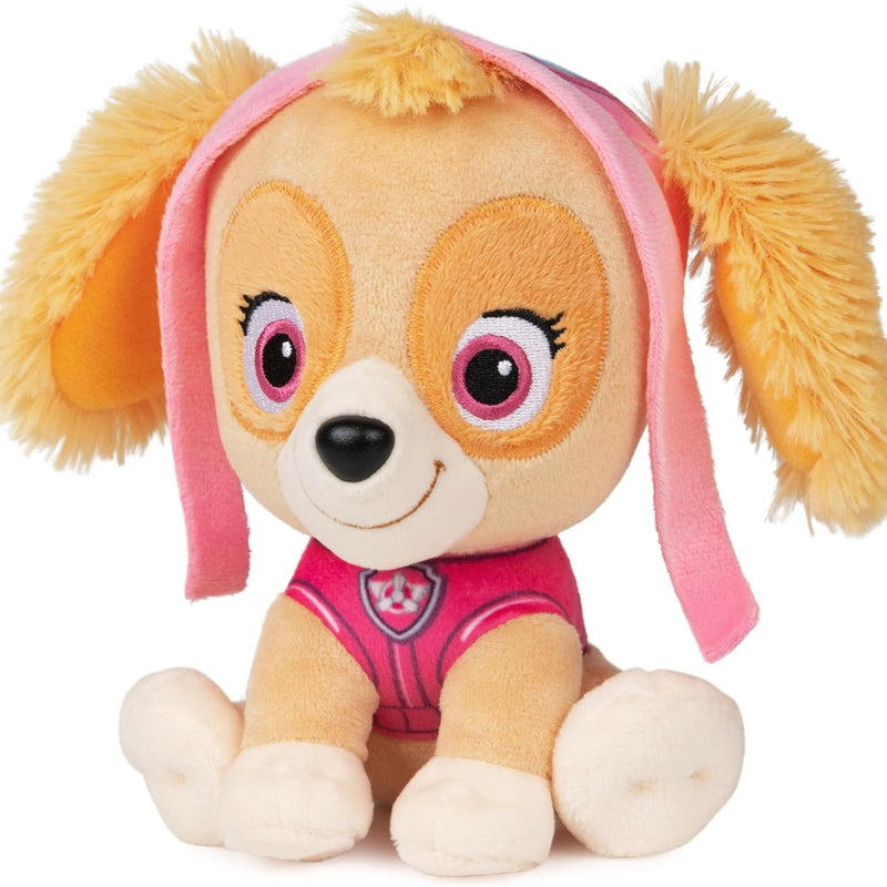 GUND Official PAW Patrol Skye in Signature Aviator Pilot Uniform Plush Toy, Stuffed Animal for Ages 1 and Up, 6" (Styles May Vary)