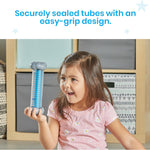 hand2mind Calming Sensory Tubes, Rain Sound Fidget Tubes, Rain Stick Instrument, Toddler Sensory Toys, Calm Down Corner Supplies, Science Classroom Weather Toys, Play Therapy Activities