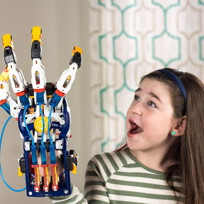 Thames & Kosmos Mega Cyborg Hand STEM Experiment Kit with Hydraulic Gripping Capabilities
