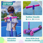 Gotrax KS1 Kids Kick Scooter with LED Lighted Wheels and Adjustable Handlebars