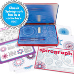 Spirograph Design Set Collectors Tin Arts and Crafts for Kids Drawing Kit | Classic Gear Design Kit, Pens, Design Sheet Included, Arts & Crafts, Art Supplies, Drawing Kit, Spiral Art, 8+