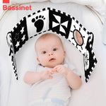 URMYWO High Contrast Baby Toy, Soft Baby Book for Newborn, Visual Stimulation, Montessori Sensory Infant Toys