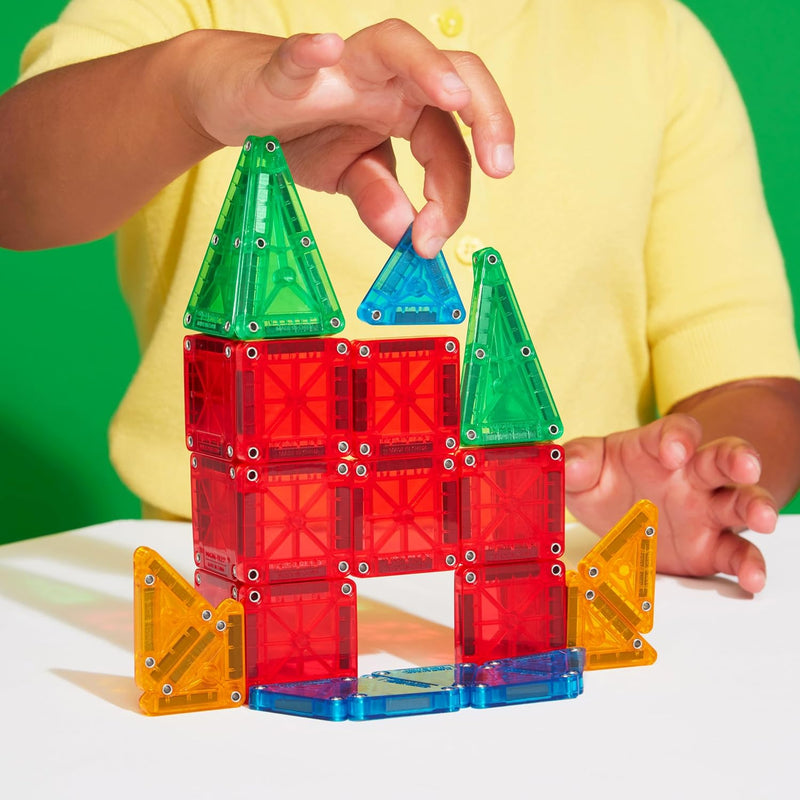 Magna-Tiles 26-Piece Micro Magnetic Tiles Set, Travel Ready, Ages 3+