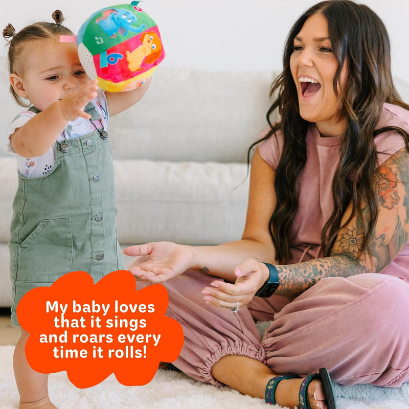 Move2Play, Interactive Baby Ball with 30+ Sounds & Songs | Toys for 1 Year Old Boys & Girls | Baby Toys 6-12+ Months | Musical Crawling Ball for Toddlers 1-3 | 1st Birthday Gift