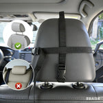Funbliss Baby Car Mirror for Rear Facing Seat | 360° Rotation, Safety Certified Shatterproof Acrylic Glass, Clear Wide View,Infant Mirror for Car Seat Rear Facing