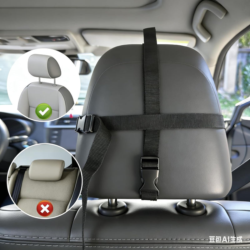 Funbliss Baby Car Mirror for Rear Facing Seat | 360° Rotation, Safety Certified Shatterproof Acrylic Glass, Clear Wide View,Infant Mirror for Car Seat Rear Facing