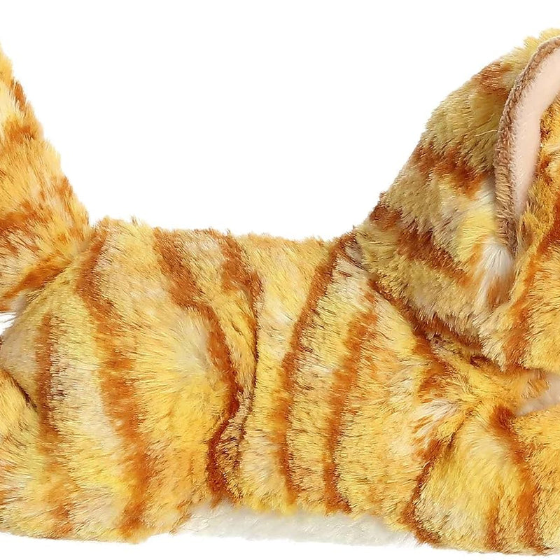 Aurora® Adorable Mini Flopsie™ Ginger Cat™ Stuffed Animal - Mini Companions Ready for Playful Adventures - for Kids All Ages, Toddlers, Adults, and Families - Orange 8 Inches