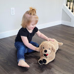 LotFancy Dog Stuffed Animals Plush, 21" Soft Cuddly Golden Retriever Plush Toys, Large Stuffed Dog, Puppy Dog Stuffed Animals, Easter Birthday Gift for Kids Girls Boys
