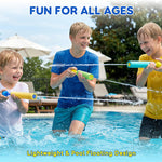 Lehoo Castle Water Guns 16 Pack, Water Blasters Pool Toys for Kids | Foam Water Guns, Beach and Outdoor Play, Summer Party and Family Games, Bulk Set for Group Fun