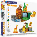 MAGNA-TILES Safari Animals 25-Piece Magnetic Construction Set, The ORIGINAL Magnetic Building Brand