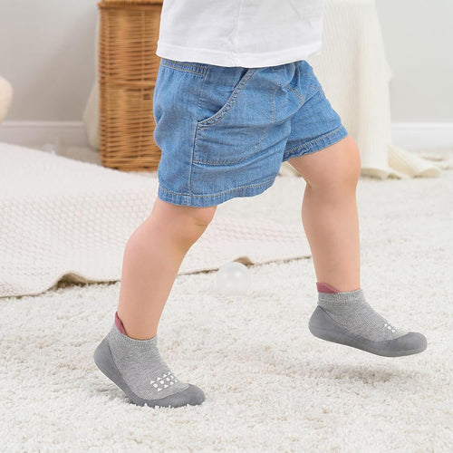 Hstyle Baby Sock Shoes Toddler Boys Walking Shoes Infant Slippers Sneakers | Non-Slip,Soft Rubber Sole,Lightweight,1st Birthday Gifts for Baby Boys Girls