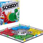 Classic Sorry! Hasbro Board Game for Kids Ages 6 and Up with 4 Pawns and Family Game Night Fun