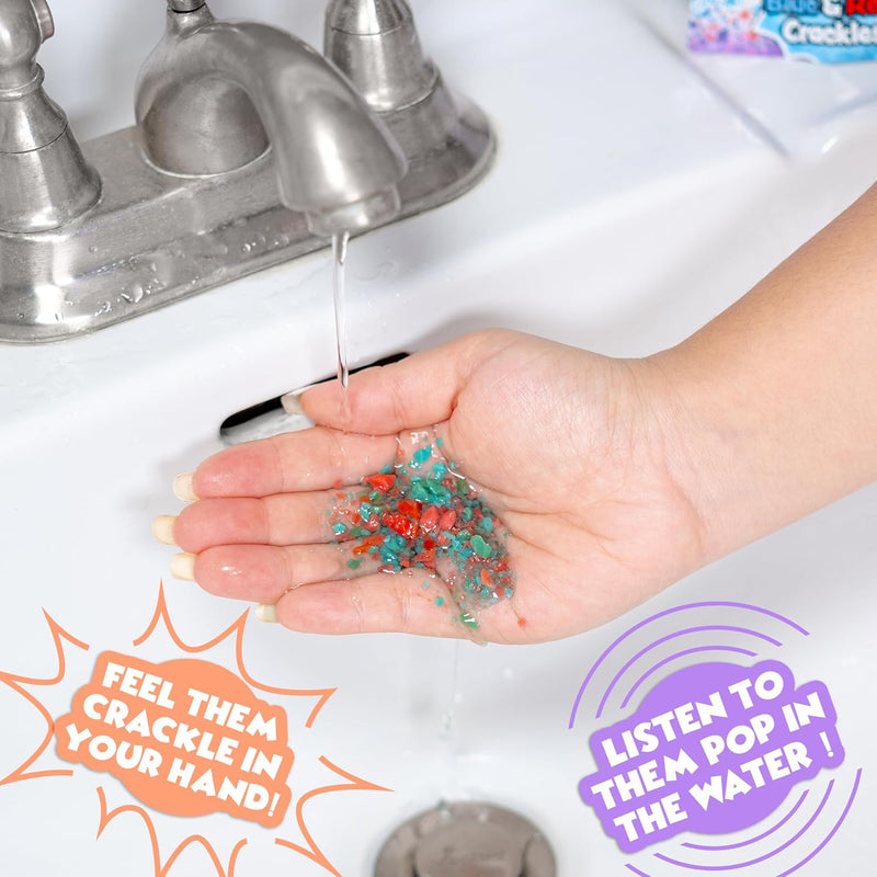 Tub Works Bath Crackles - 12 Pack, Nontoxic & Fragrance-Free Bath Toy for Kids