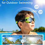 EverSport Kids Swim Goggles, Pack of 2 Swimming Goggles for Children Teens, Anti-Fog Anti-UV Youth Swim Glasses for Age4-16