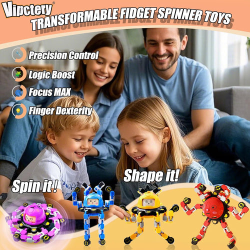 Travel Toys Fidget Spinners Fidget Toys For Kids Teens Road Trip Travel Activities Essential Sensory Toys With Autism Adhd Party Favors Birthday Gifts For Boy Girl Easter Basket Stuffers 4Pcs