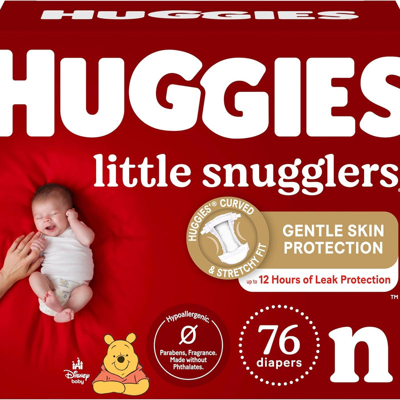 Huggies Little Snugglers Newborn Diapers, 31 Count