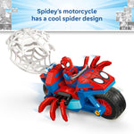 LEGO Marvel Spidey and Friends Spidey on Motorcycle vs. Rhino Toy for Kids Ages 4+ Birthday Gift