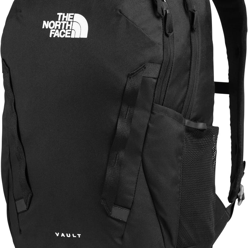 The North Face Vault Everyday Laptop Backpack - Commuter Travel Bag, Water-Repellent Finish, Spacious Compartment, TNF Black-NPF, One Size