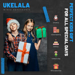 UKELALA U2B Active Noise Canceling Wired & Wireless Bluetooth 6.0 Headphones with Microphone, Foldable Lightweight Head Phones with Volume Control‌ for Kids Adult School Black Blue
