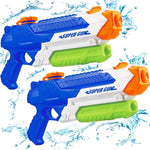Water Guns for Kids - Summer Soaker Squirt Guns, 400CC/40ft for 3 Years Old and up Boys Girls Adults - 2 Pack Outdoor Toy for Swimming Pool Yard Lawn Beach