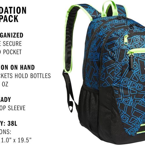 adidas Excelerator School Backpack, 33L