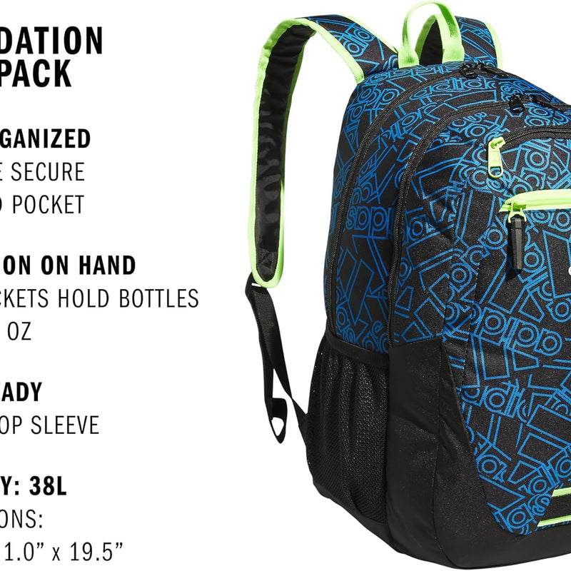 adidas Excelerator School Backpack, 33L