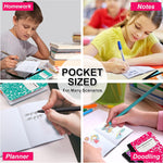 feela Mini Composition Notebook, Cute 30 Pack 5 Pastel Colors Narrow Ruled Mini Composition Books Bulk, Small Pocket Marble Journal Notebooks for Kids Students College, Pocket Size 4.5 x 3.25 in