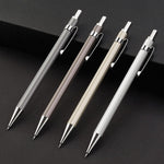 Four Candies 4PCS Metal Mechanical Pencil Set with 0.7mm Medium Point, 480 Leads, 12 Erasers, Fancy Mechanical Pencils Pack with Case for School Writing, Art Drawing & Drafting