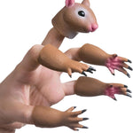 Novelty Squirrel Finger Puppet Tiny Hands Theater Prop | Durable, Low-Odor PVC for Gag Gifts, White Elephant Exchanges, and Easter Baskets | Hilarious Accessory for Adults & Kids' Skits, Story Time, and Screen-Free Play.