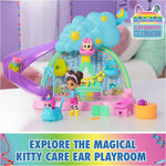 Gabby's Dollhouse Kitty Care Ear Purrfect Playroom – 17-Piece Playset with 4 Toy Figures, Dollhouse Furniture, Doll Accessories & Baby Doll Stuff for Kids Ages 3+