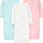 Simple Joys by Carter's Baby Girls' 3-pack Cotton Sleeper Gown