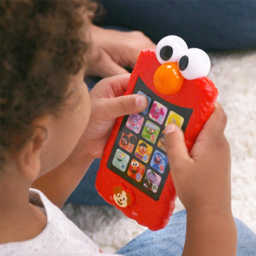 Just Play Sesame Street Learn with Elmo Phone for Kids, Ages 2 and Up, Educational Toy with 12 Learning Themes