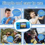 Handheld Game Console for Kids: 220 Retro Video Games, 3" LCD, Rechargeable Battery