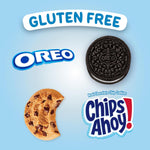 OREO Sandwich Cookies & CHIPS AHOY! Chocolate Chip Cookies Gluten Free Variety Pack, 20 Snack Packs | Chocolate Sandwich Cookies, Chocolate Chip Cookies, Individually Wrapped