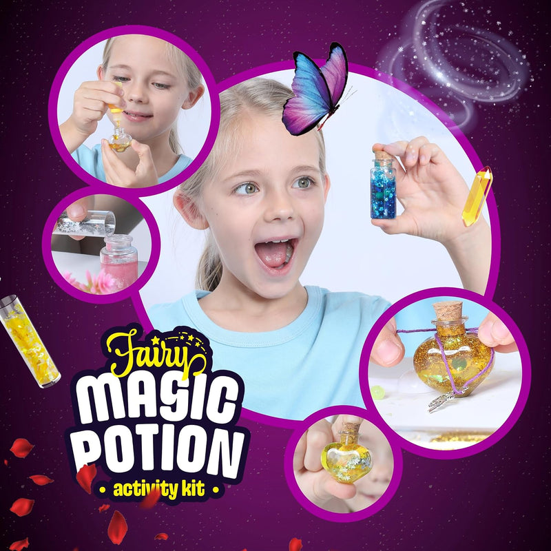 Fairy Magic Potion Kit for Kids - Magical Workshop Craft Kits - Girls Gifts | Birthday Gifts for Girls - 6 7 8 9 10 Year Old Girl Gift Ideas - Toys for 8-10 7-8 - Arts and Crafts for Kid Ages 6-8 Years