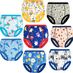 MooMoo Baby Potty Training Pants Cotton Training Underwear for Boy and Girl | OEKO-TEX, Absorbent Layers, Wetness Awareness, Easy Pull-On Fit, Washable & Reusable for Toddler Potty Training