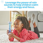 hand2mind Calming Sensory Tubes, Rain Sound Fidget Tubes, Rain Stick Instrument, Toddler Sensory Toys, Calm Down Corner Supplies, Science Classroom Weather Toys, Play Therapy Activities