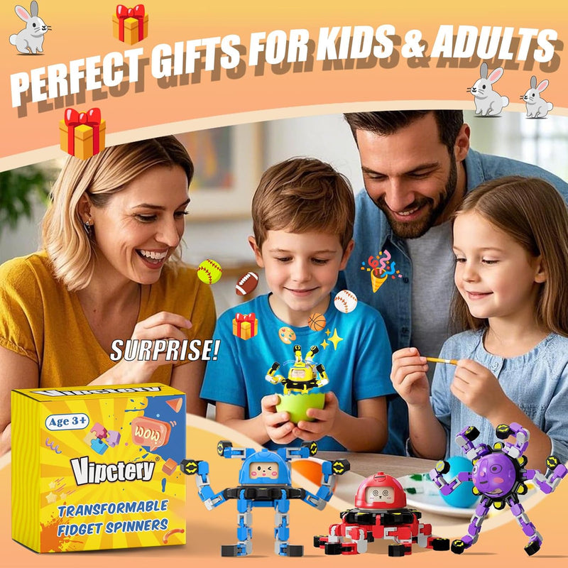 Travel Toys Fidget Spinners Fidget Toys For Kids Teens Road Trip Travel Activities Essential Sensory Toys With Autism Adhd Party Favors Birthday Gifts For Boy Girl Easter Basket Stuffers 4Pcs